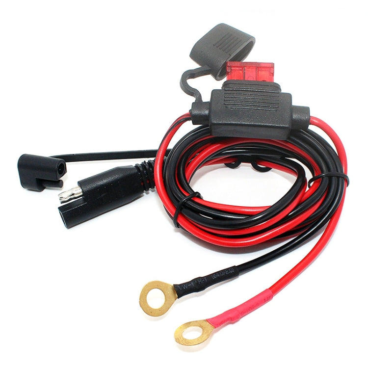Motorcycle 5V 2.1A Waterproof USB Charger Kit SAE to USB Adapter, with Extension Harness - In Car by buy2fix | Online Shopping UK | buy2fix