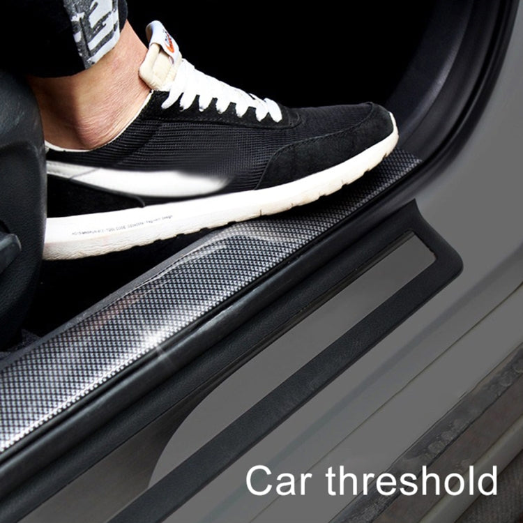 Universal Car Door Threshold Decoration Strip Decorative Sticker, Size : 10CM x 3M(Black) - Decorative Strip by buy2fix | Online Shopping UK | buy2fix