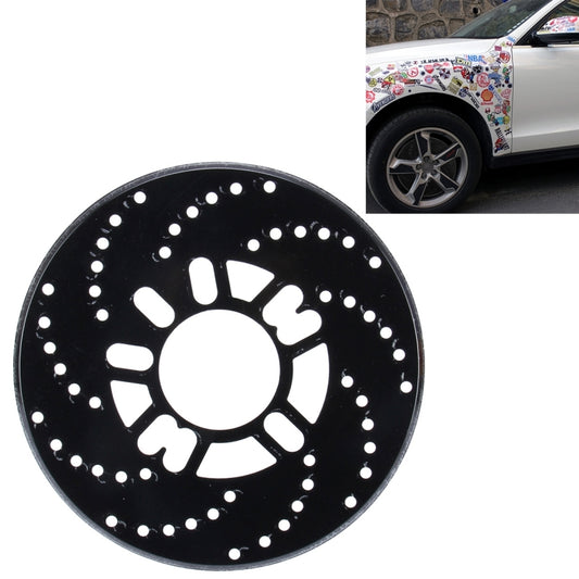 2 PCS Universal Aluminium Auto Car Wheel Disc Brake Racing Decorative Cover(Black) - In Car by buy2fix | Online Shopping UK | buy2fix