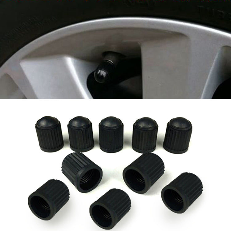 200 PCS Black Tire valve Dust Rubber Cap For Bicycle And Car, Diameter: 10mm(Black) - In Car by buy2fix | Online Shopping UK | buy2fix