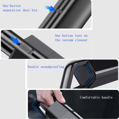 Car Portable Wireless 120W Handheld Powerful Vacuum Cleaner (Black) - Vacuum Cleaner by buy2fix | Online Shopping UK | buy2fix