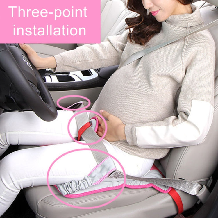 Car Safety Seat Protective Pad with Clip Back Abdominal Belt for Pregnant Woman (Grey) - Seat Belts & Padding by buy2fix | Online Shopping UK | buy2fix