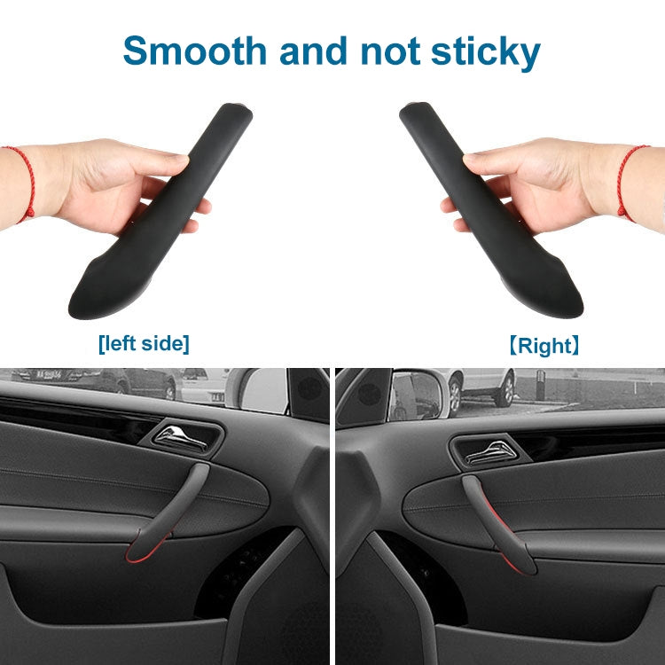 Car Rear Left Inside Doors Handle Pull Trim Cover for Mercedes-Benz C-class W203 -2007, Left Driving (Grey) - In Car by buy2fix | Online Shopping UK | buy2fix
