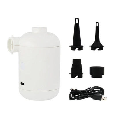 HT-426 USB Electric Air Pump for Rubber Boat Inflatable Bed (White) - In Car by buy2fix | Online Shopping UK | buy2fix