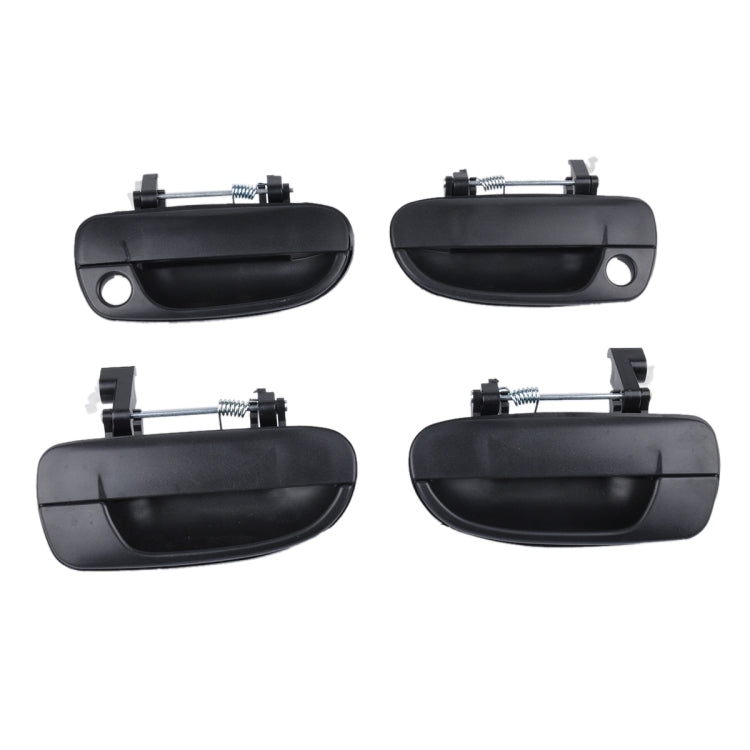 4 PCS Car Front Rear Left Right Outside Door Handles 82660-25000FR / 82650-25000FL / 83660-25000RR / 83650-25000RL for Hyundai Accent - In Car by buy2fix | Online Shopping UK | buy2fix