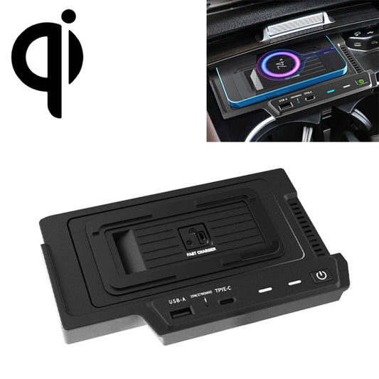 HFC-1022 Car Qi Standard Wireless Charger 15W Quick Charging for Mercedes-Benz GLE 2020-2022, Left and Right Driving - In Car by buy2fix | Online Shopping UK | buy2fix