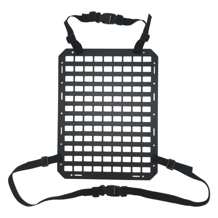 Car Rigid Seat Back Organizer Molle Panel Storage Rack - In Car by buy2fix | Online Shopping UK | buy2fix