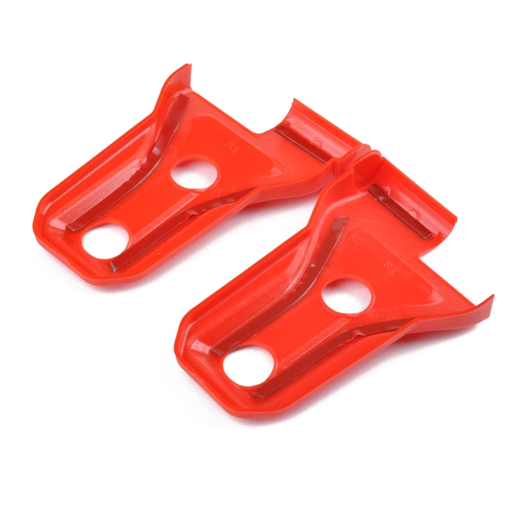 8 PCS Automotive ABS Side Door Hinge Protector Cover Trim for Jeep Wrangler JL 4 Door 2018-2019(Red) - In Car by buy2fix | Online Shopping UK | buy2fix