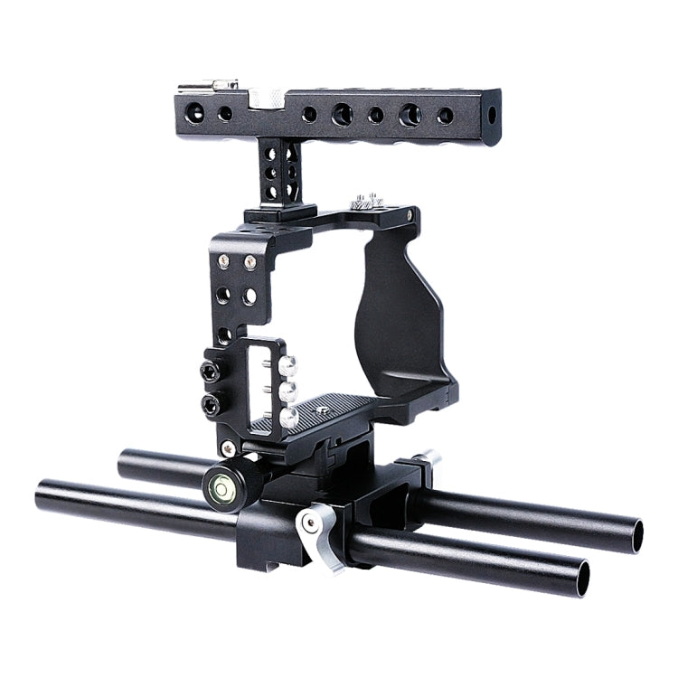 YELANGU YLG0905A Camera Video Cage Handle Stabilizer for Sony A6000/A6300/A6400/A6500(Black) - Camera Cage by YELANGU | Online Shopping UK | buy2fix