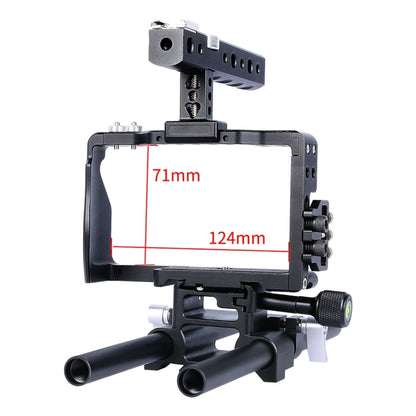 YELANGU YLG0905A Camera Video Cage Handle Stabilizer for Sony A6000/A6300/A6400/A6500(Black) - Camera Cage by YELANGU | Online Shopping UK | buy2fix