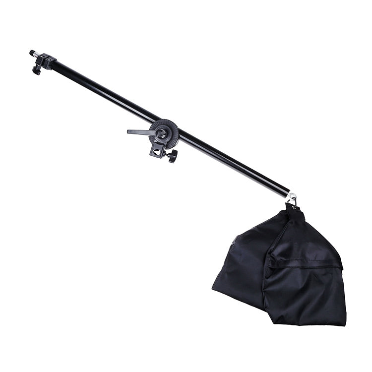 50x70cm Single Light Softbox + 2m Photography Lighting Tripod Mount Stand + Arm Jib Crossbar Bracket Studio Flash Light Set - Camera Accessories by buy2fix | Online Shopping UK | buy2fix