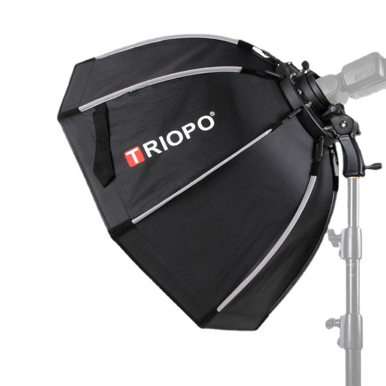 TRIOPO KS2-90 90cm Fast Loading Speedlite Flash Octagon Parabolic Softbox Diffuser (Black) -  by TRIOPO | Online Shopping UK | buy2fix