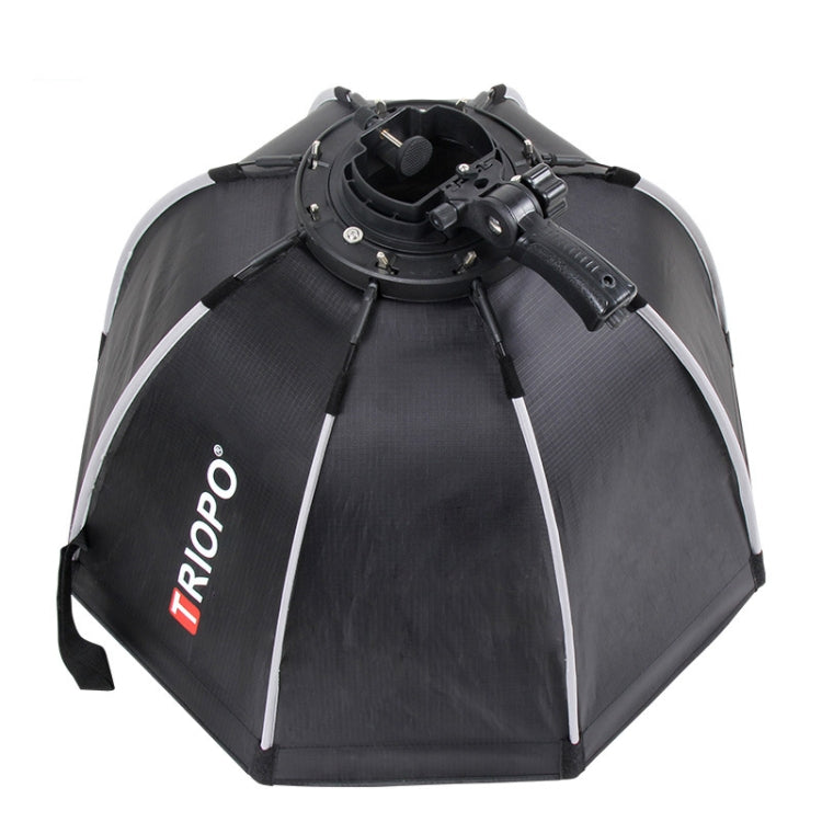 TRIOPO KS2-90 90cm Fast Loading Speedlite Flash Octagon Parabolic Softbox Diffuser (Black) -  by TRIOPO | Online Shopping UK | buy2fix