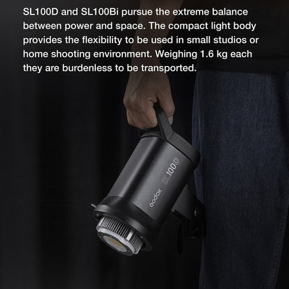 Godox SL100D 100W 5600K Daylight-balanced LED Light Studio Continuous Photo Video Light(EU Plug) - Camera Accessories by Godox | Online Shopping UK | buy2fix