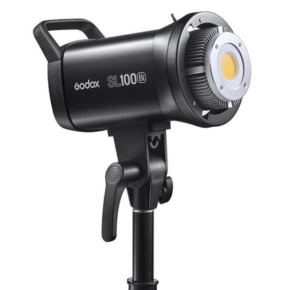 Godox SL100BI 100W 2800-6500K LED Light Studio Continuous Photo Video Light(UK Plug) - Shoe Mount Flashes by Godox | Online Shopping UK | buy2fix