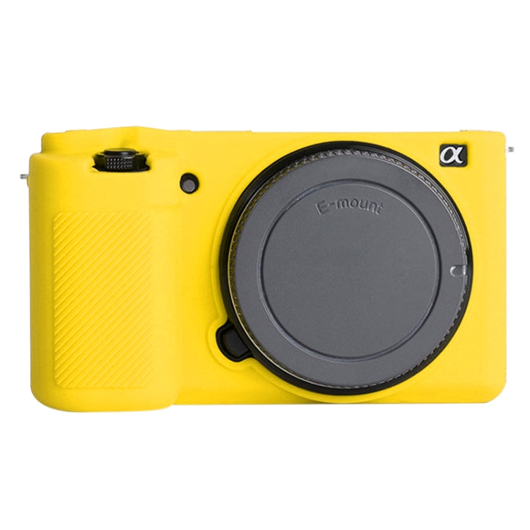 For Sony ZV-E10 Soft Silicone Protective Case (Yellow) - Camera Accessories by buy2fix | Online Shopping UK | buy2fix