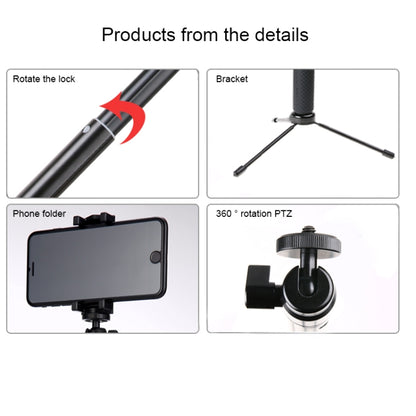 30-93cm Grip Foldable Tripod Holder Multi-functional Selfie Stick Monopod for GoPro Hero11 Black / HERO10 Black / HERO9 Black /HERO8 / HERO7 /6 /5 /5 Session /4 Session /4 /3+ /3 /2 /1, Insta360 ONE R, DJI Osmo Action and Other Action Cameras, Phones - DJI & GoPro Accessories by buy2fix | Online Shopping UK | buy2fix