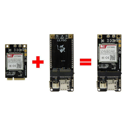 TTGO T-PCIE ESP32-WROVER-B AXP192 Chip WiFi Bluetooth Nano Card SIM Series Module Hardware Composable Development Board, SIM7600SA-PCIE - Module by TTGO | Online Shopping UK | buy2fix