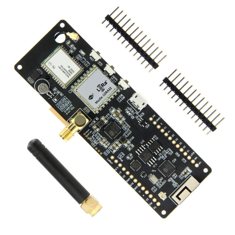 TTGO T-Beamv1.0 ESP32 Chipset Bluetooth WiFi Module 433MHz LoRa NEO-6M GPS Module with SMA Antenna, Original Version - Module by TTGO | Online Shopping UK | buy2fix