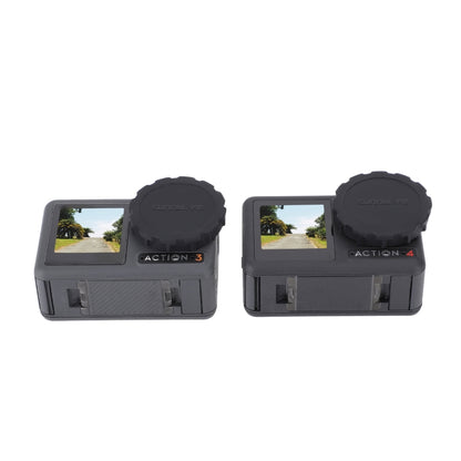 For DJI Osmo Action 3 / 4 Sunnylife 2pcs Scratch-resistant Camera Lens Cap Cover (Black) -  by Sunnylife | Online Shopping UK | buy2fix