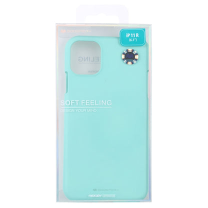 GOOSPERY SOFE FEELING TPU Shockproof and Scratch Case for iPhone 11(Mint Green) - iPhone 11 Cases by GOOSPERY | Online Shopping UK | buy2fix