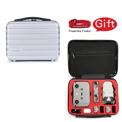 ls-S004 Portable Waterproof Drone Handbag Storage Bag for DJI Mavic Mini 2(Silver +Red Liner) - DJI & GoPro Accessories by buy2fix | Online Shopping UK | buy2fix