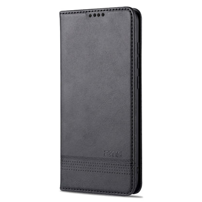 For Xiaomi Redmi Note 9 / 10X AZNS Magnetic Calf Texture Horizontal Flip Leather Case with Card Slots & Holder & Wallet(Black) - Xiaomi Cases by AZNS | Online Shopping UK | buy2fix