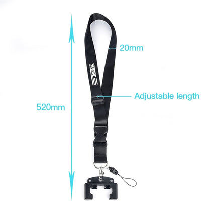 STARTRC 1108664 Remote Control Anti-lost Neck Strap Holder Lanyard with Buckle Set for DJI Mavic Air 2 / Air 2S / Mini 2(Black) - DJI & GoPro Accessories by STARTRC | Online Shopping UK | buy2fix