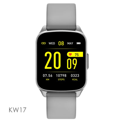 Lokmat KW17 1.3 inch TFT Screen IP68 Waterproof Smart Watch, Support Sleep Monitor / Heart Rate Monitor / Blood Pressure Monitor(Grey) - Smart Wear by Lokmat | Online Shopping UK | buy2fix