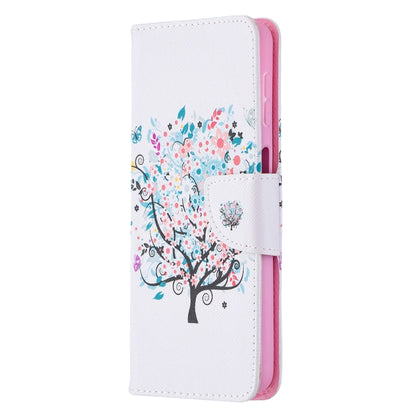 For Samsung Galaxy A32 5G Colored Drawing Pattern Horizontal Flip Leather Case with Holder & Card Slots & Wallet(Tree) - Samsung Accessories by buy2fix | Online Shopping UK | buy2fix