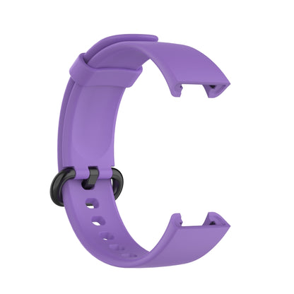 For Xiaomi Mi Watch Lite / Redmi Watch Silicone Watch Band, Size: One Size(Purple) - Smart Wear by buy2fix | Online Shopping UK | buy2fix