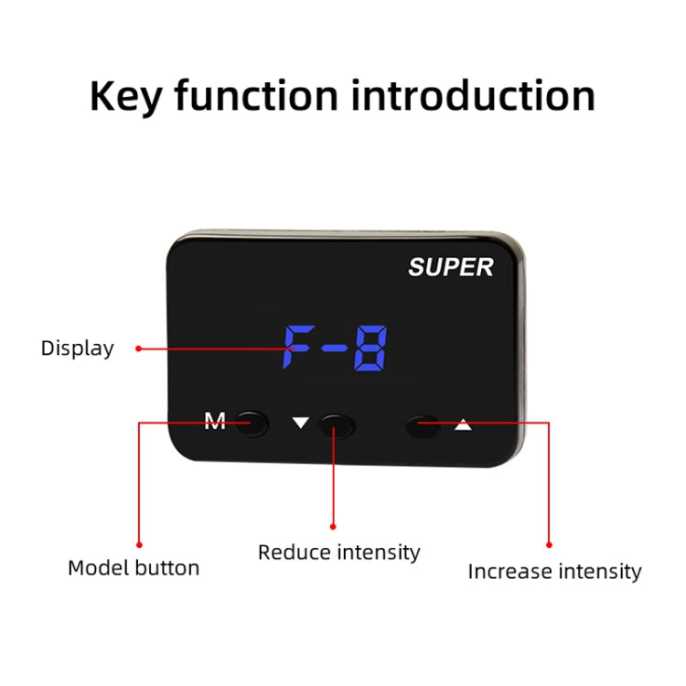 For Nissan X-trail 2008- Car Potent Booster Electronic Throttle Controller - In Car by buy2fix | Online Shopping UK | buy2fix