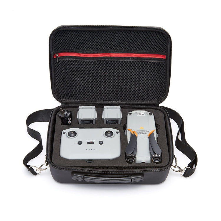 Portable Single Shoulder Storage Travel Carrying PU Cover Case Box for DJI Air 2S(Black + Black Liner) - DJI & GoPro Accessories by buy2fix | Online Shopping UK | buy2fix