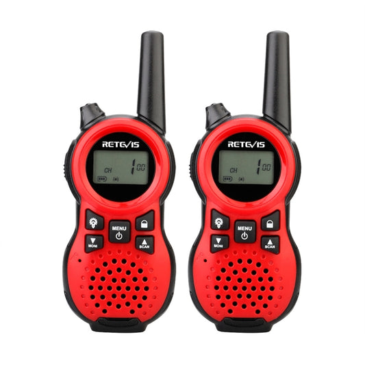 1 Pair RETEVIS RT38 US Frequency 22CHS FRS License-free Children Handheld Walkie Talkie(Red) - Children by RETEVIS | Online Shopping UK | buy2fix