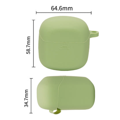 Silicone Earphone Protective Case for JBL Club Pro +, with Hook(Grass Green) - JBL Earphone Case by buy2fix | Online Shopping UK | buy2fix