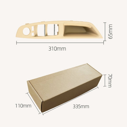 Car Left Front Inner Door Armrest for BMW  5 Series F10 / F18, Left Driving(Beige) - In Car by buy2fix | Online Shopping UK | buy2fix