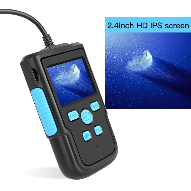 P60B 8mm 1080P 2.4 inch IPS Screen IP68 Waterproof HD Digital Endoscope, Length:5m Hard Cable - Consumer Electronics by buy2fix | Online Shopping UK | buy2fix