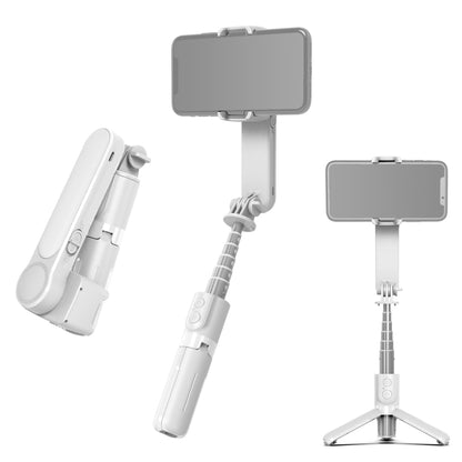 L09 Mini Folding Fill Light Gimbal Stabilizer Tripod(White) - Consumer Electronics by buy2fix | Online Shopping UK | buy2fix