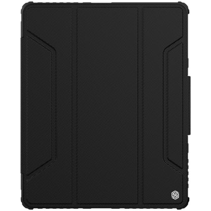 For iPad Pro 12.9 2022 / 2021 / 2020 NILLKIN Bumper Pro Horizontal Flip Leather Tablet Case with Pen Slot & Holder & Sleep / Wake-up Function(Black) - iPad Pro 12.9 (2022/2021) Cases by NILLKIN | Online Shopping UK | buy2fix