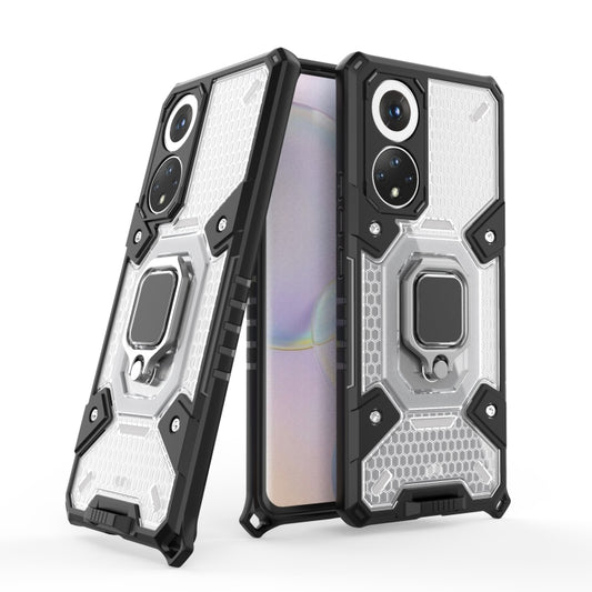 For Honor 50 Space PC + TPU Ring Holder Protective Case(White) - Honor Cases by buy2fix | Online Shopping UK | buy2fix