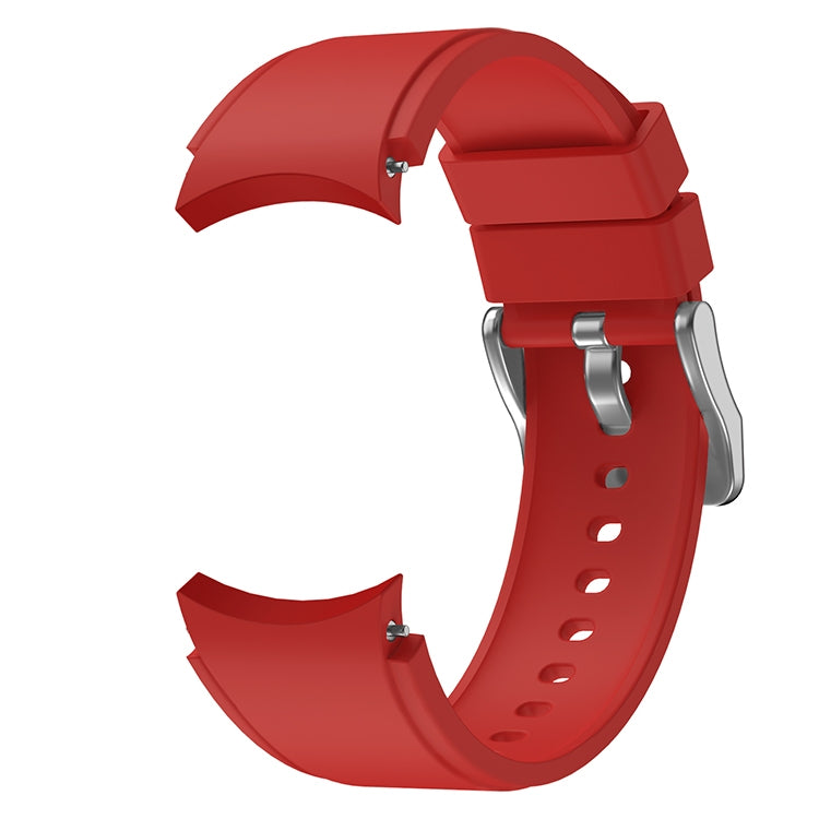 For Samsung Galaxy Watch4 40mm Silicone Watch Band(Red) - Smart Wear by buy2fix | Online Shopping UK | buy2fix