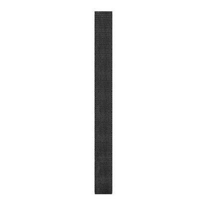 For Garmin Fenix 6 22mm Knitted Nylon Loop Watch Band(Black) - Smart Wear by buy2fix | Online Shopping UK | buy2fix