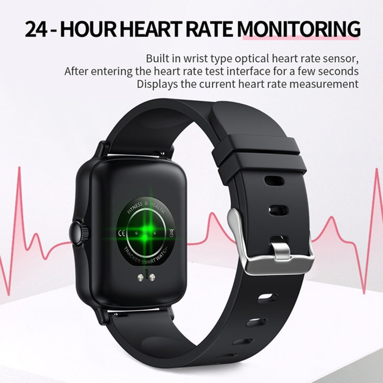 PTone 1.44 inch HD Touch Screen IP67 Waterproof Smart Watch, Support Sleep Monitoring / Heart Rate Monitoring / Blood Pressure Monitoring(Black) - Smart Wear by buy2fix | Online Shopping UK | buy2fix