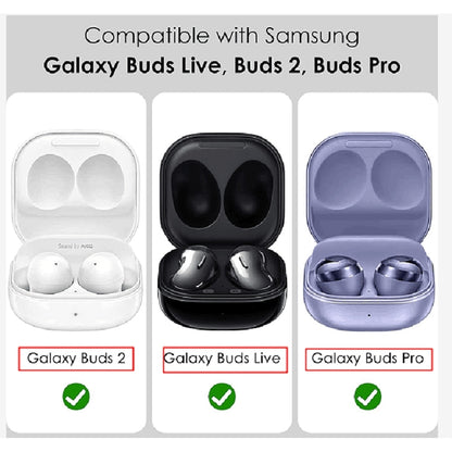 For Samsung Galaxy Buds Live / Buds 2 / Buds Pro / Buds 2 Pro Thunder Battlegear Anti-fall Earphones Protective Case with Switch(Black Red 3) - Samsung Earphone Case by buy2fix | Online Shopping UK | buy2fix
