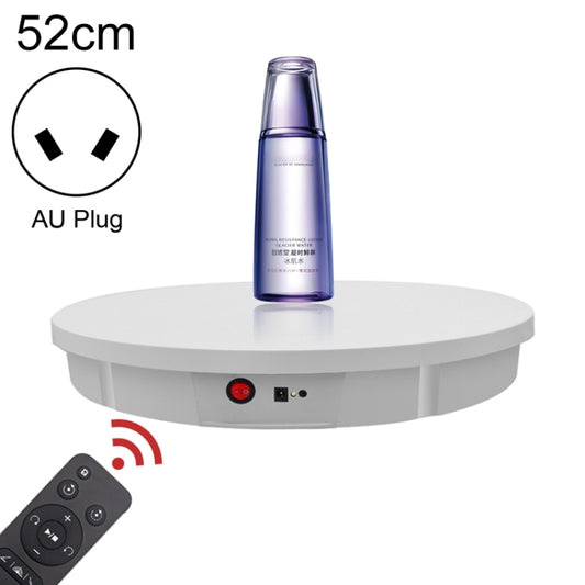 52cm Remote Control Electric Rotating Turntable Display Stand Video Shooting Props Turntable, Plug-in Power, Power Plug:AU Plug(White) - Camera Accessories by buy2fix | Online Shopping UK | buy2fix