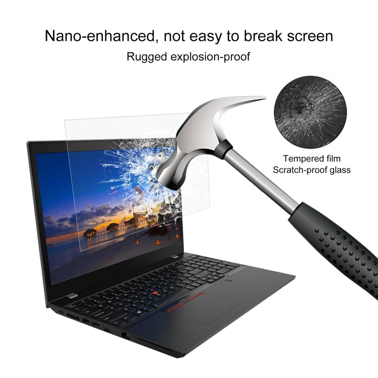 Laptop Screen HD Tempered Glass Protective Film For ThinkPad L590 15.6 inch - Computer & Networking by buy2fix | Online Shopping UK | buy2fix