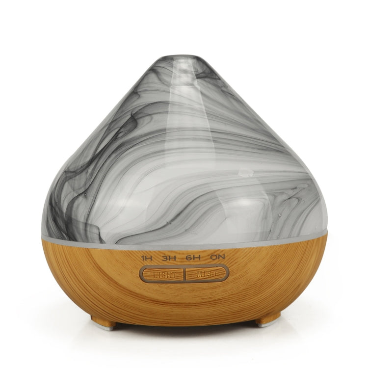 400ml Volcano Shape Humidifier Glass Aromatherapy Machine Automatic Alcohol Sprayer, Plug Specification:EU Plug(Khaki) - Home & Garden by buy2fix | Online Shopping UK | buy2fix