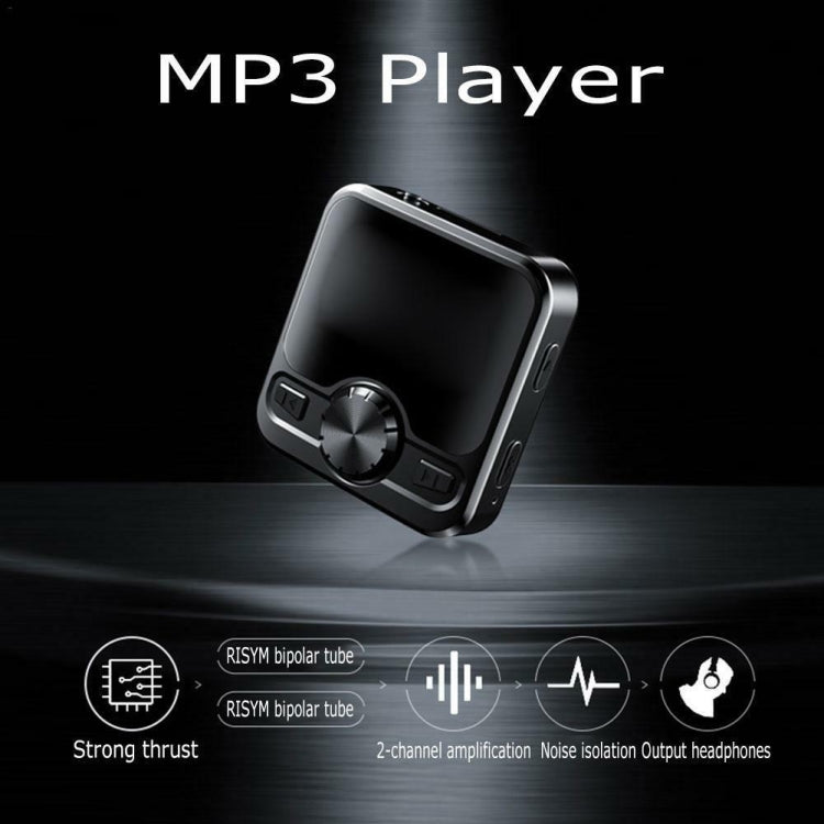 M9 AI Intelligent High-definition Noise Reduction Voice Control Recorder Ebook Bluetooth MP3 Player, Capacity:8GB(Black) - MP3 Player by buy2fix | Online Shopping UK | buy2fix