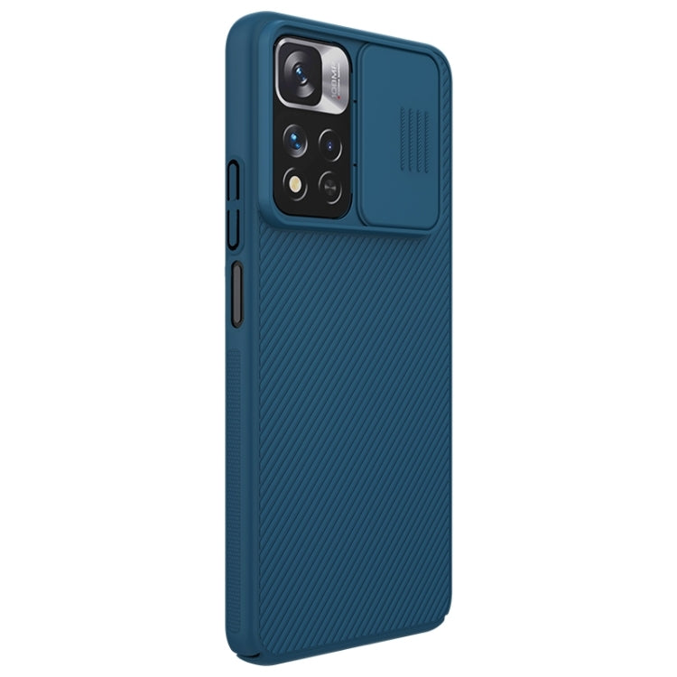 For Xiaomi Redmi Note 11 Pro Global / 11 Pro Global 5G / 11 Pro+ 5G India / 11E Pro 5G NILLKIN Black Mirror Pro Camshield PC Case (Peacock Blue) - Redmi Note 11 Case by NILLKIN | Online Shopping UK | buy2fix