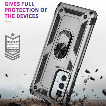 For Motorola Edge 20 Pro Shockproof TPU + PC Phone Case(Silver) - Motorola Cases by buy2fix | Online Shopping UK | buy2fix